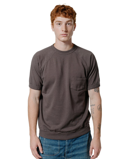 Warehouse Lot. 4105 Short Sleeve SW With Pocket Plain Charcoal