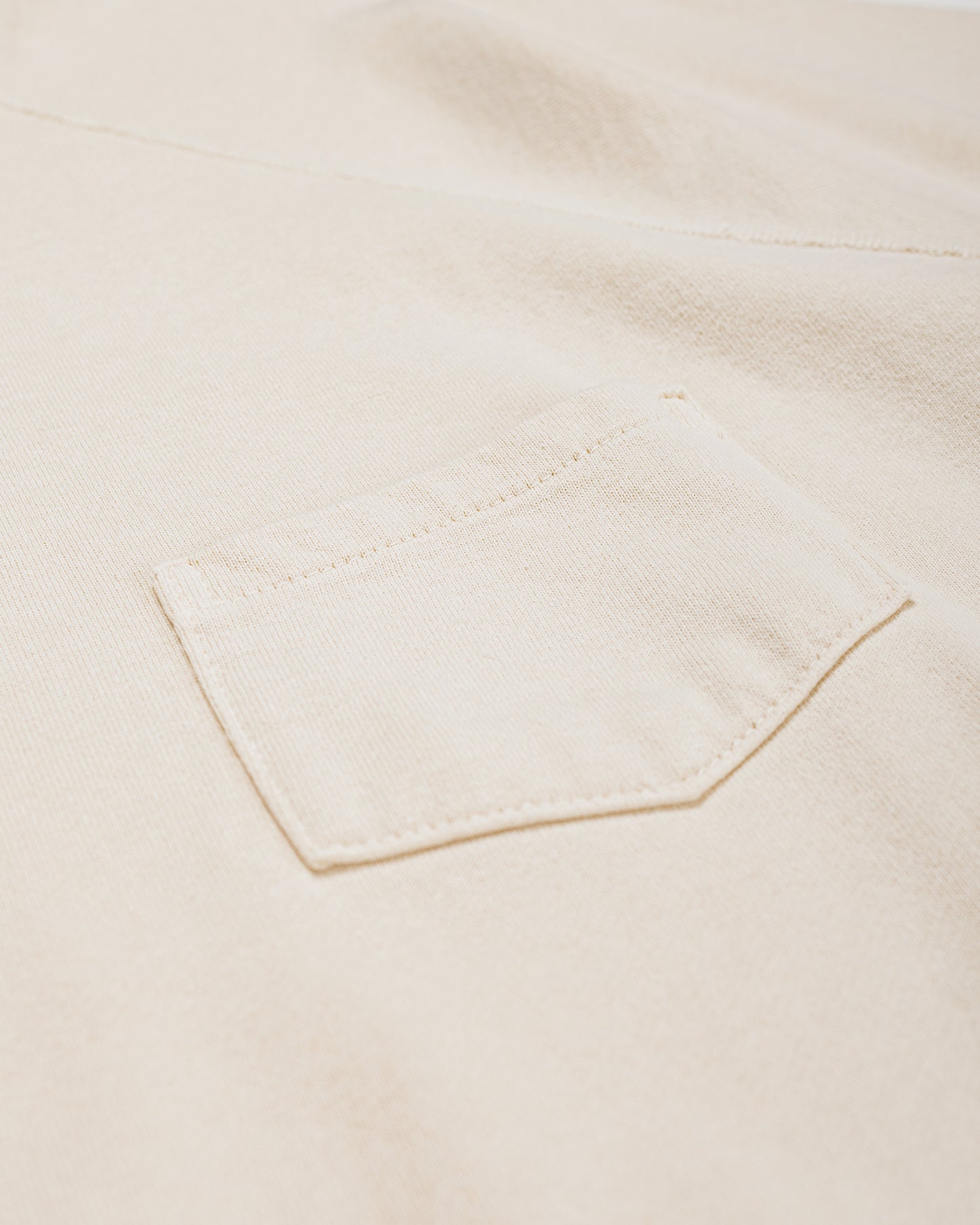 Warehouse Lot. 4105 Short Sleeve SW With Pocket Plain Cream