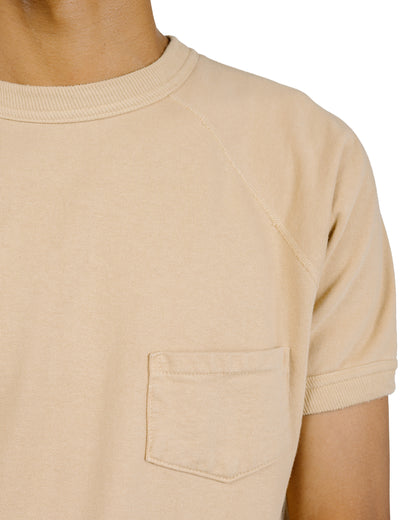 Warehouse Lot. 4105 Short Sleeve SW With Pocket Plain Dark Beige
