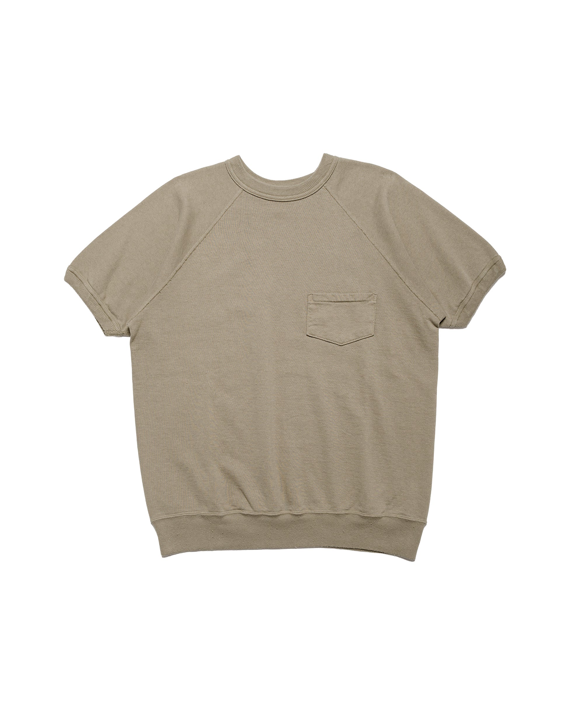 Warehouse Lot. 4105 Short Sleeve SW With Pocket Plain Green