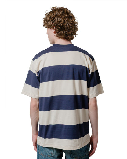 Warehouse Lot. 4108 SS 4in Border T NavyKinari