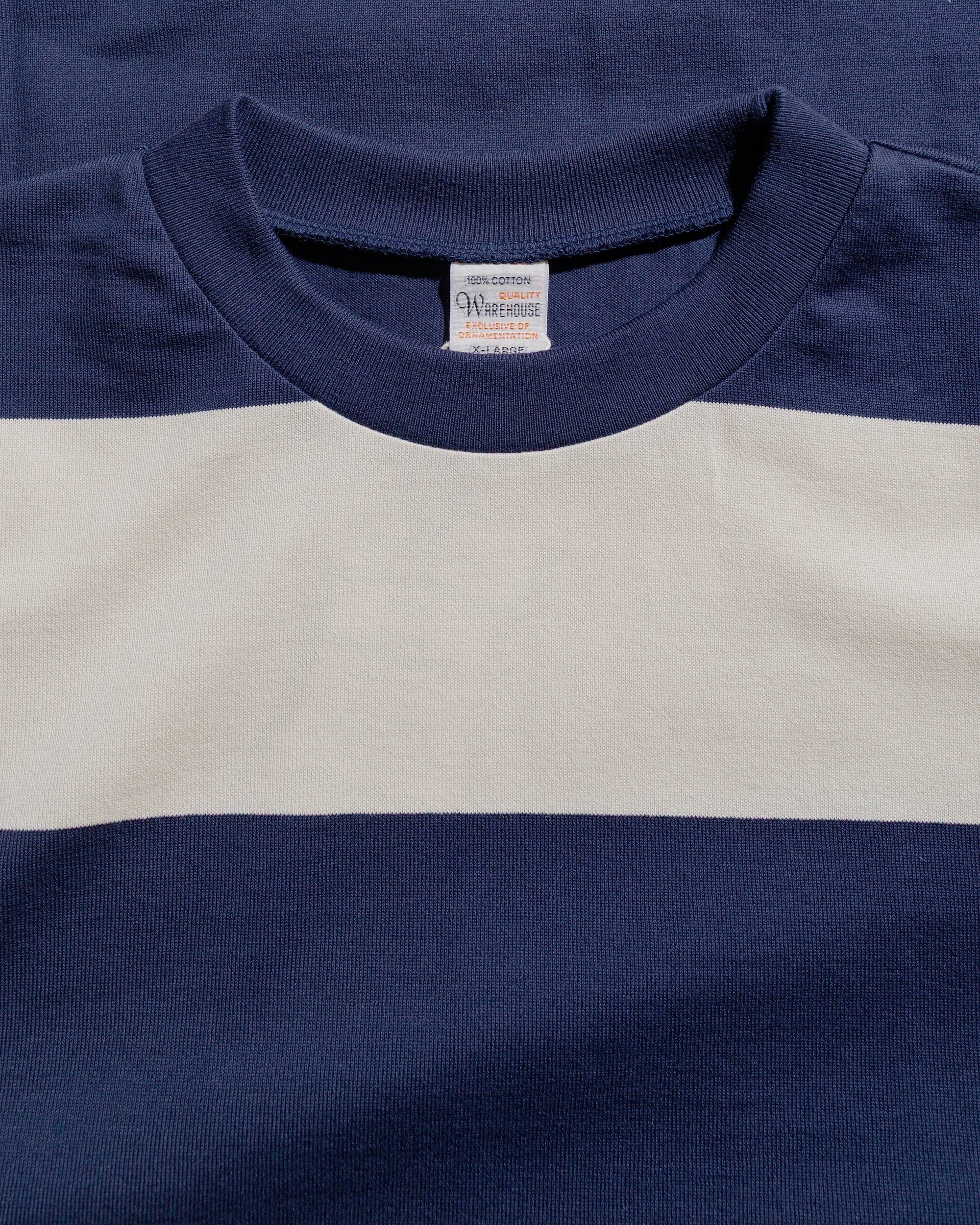 トップス ennoy border xl navy everyone Warehouse Lot. 4108 S/S 4in Border T Navy/Kinari