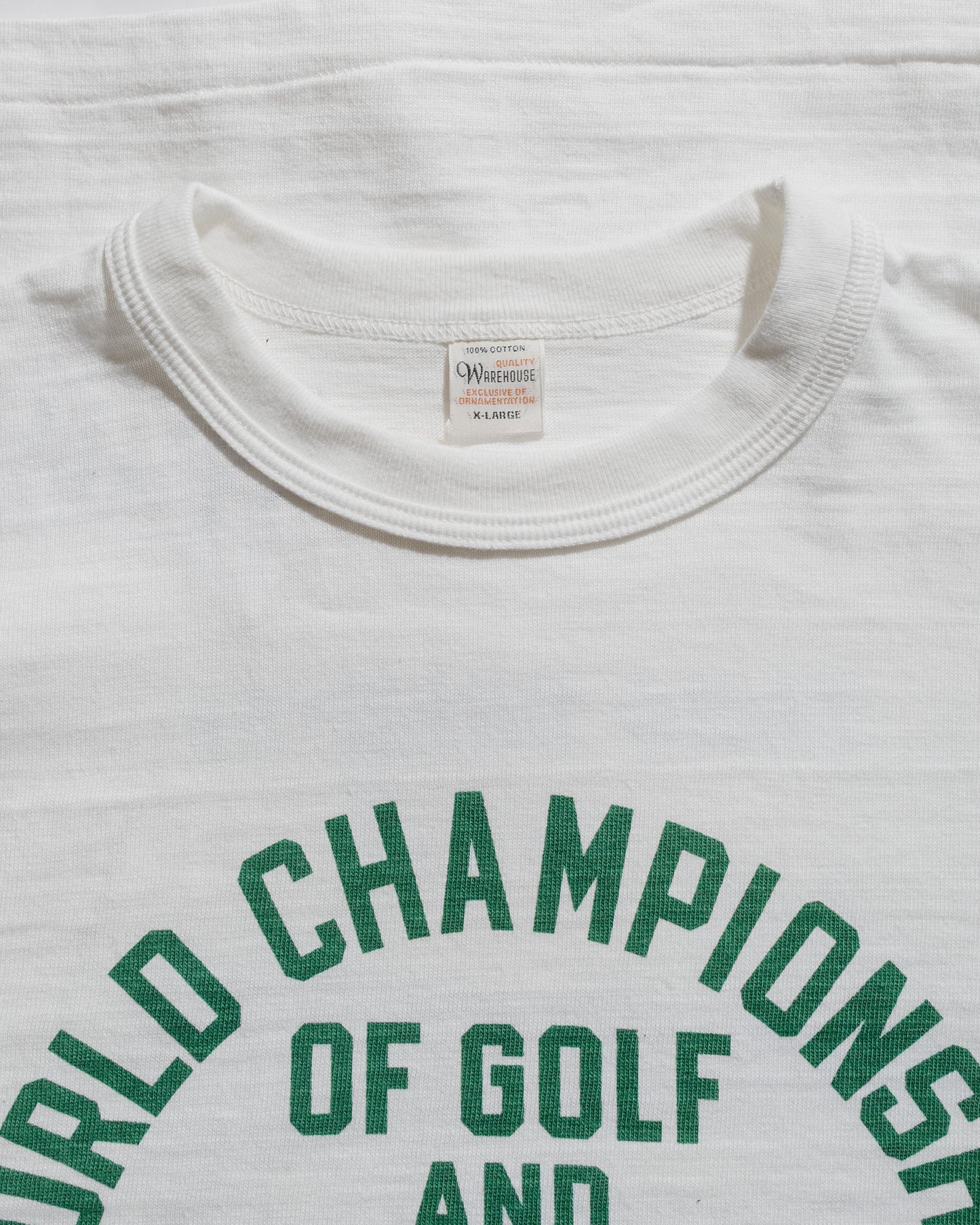 Warehouse Lot. 4601 GOLF TOURNAMENTS Off White