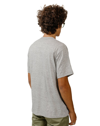 Warehouse Lot. 4601 No Print Heather Grey model back