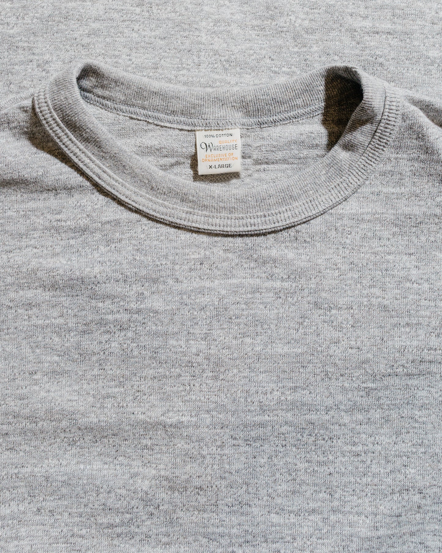 Warehouse Lot. 4601 No Print Heather Grey