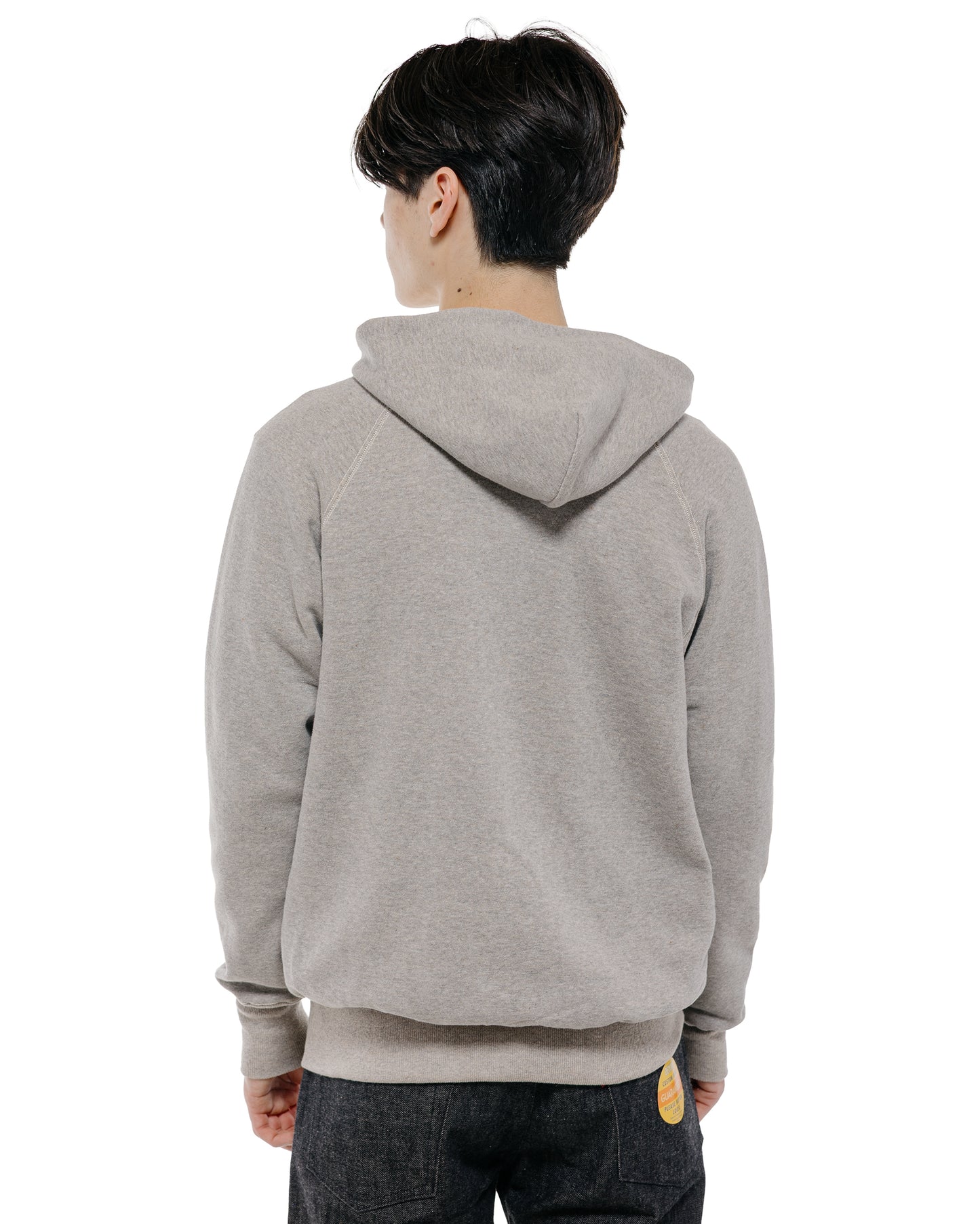 Warehouse Lot. 496 Raglan Freedom Full Zip Hood Heather Gray