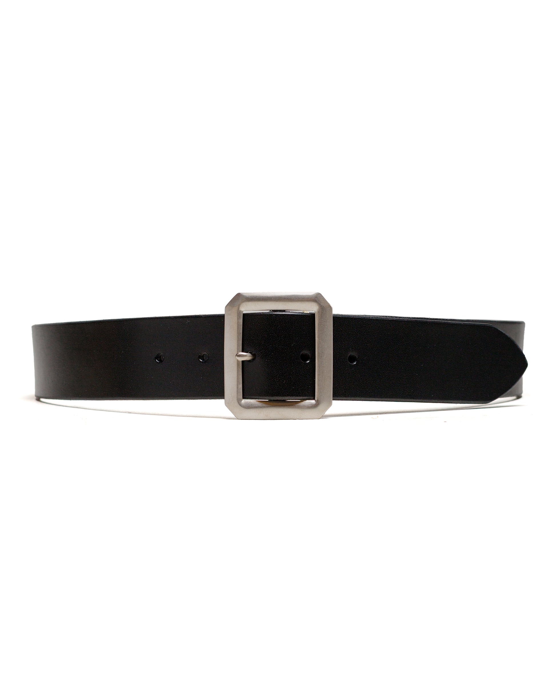 Warehouse Lot. 6039 Garrison Cowhide Belt Black