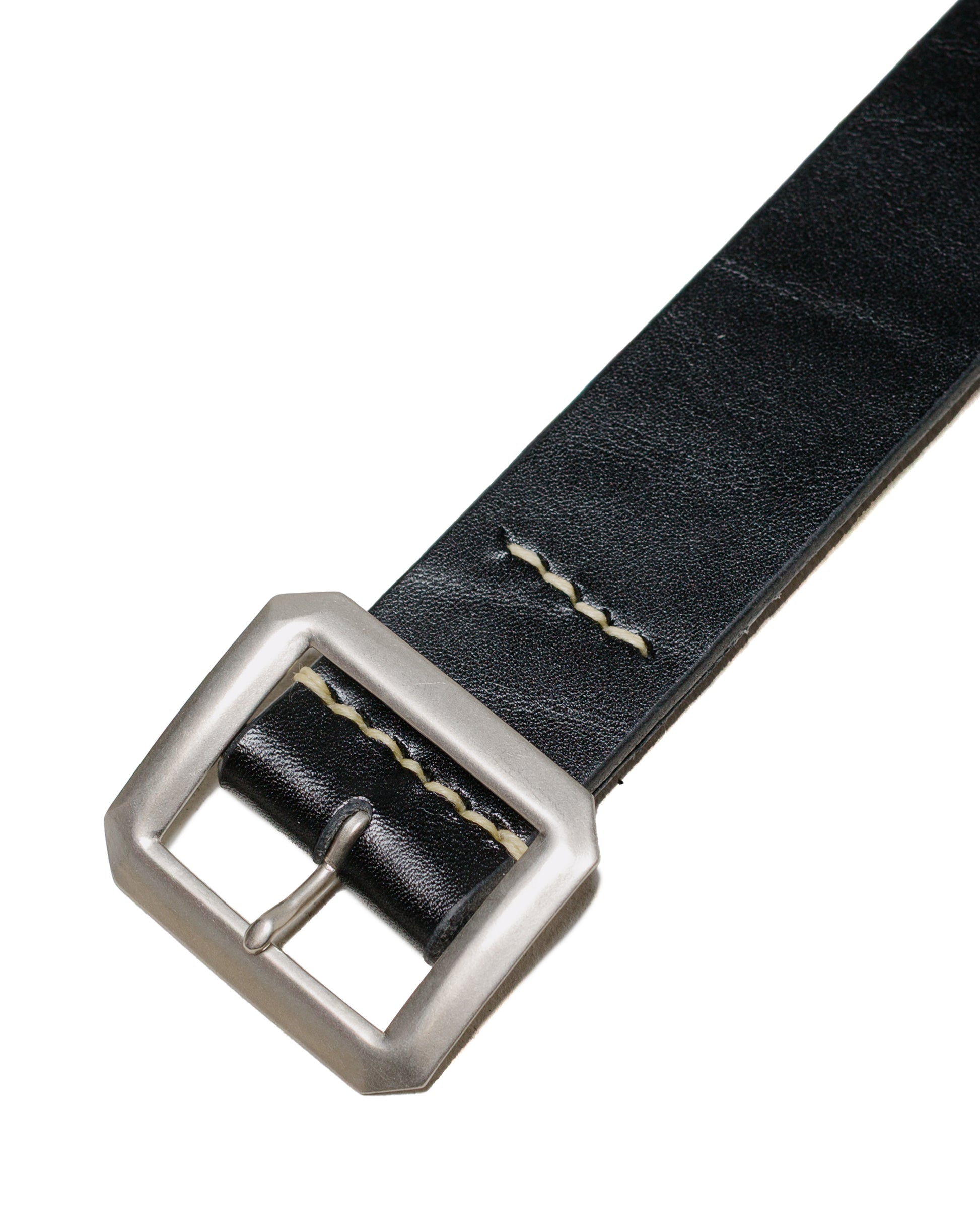 Warehouse Lot. 6039 Garrison Cowhide Belt Black