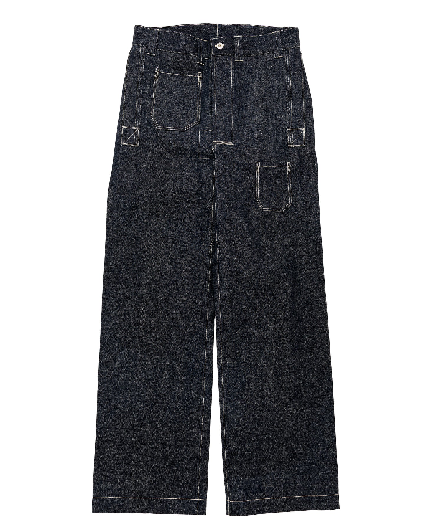 Warehouse Lot. JG-01S 1910s Netmaker's Trousers Indigo Denim Original
