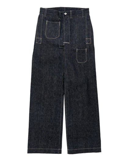Warehouse Lot. JG-01S 1910s Netmaker's Trousers Indigo Denim Original