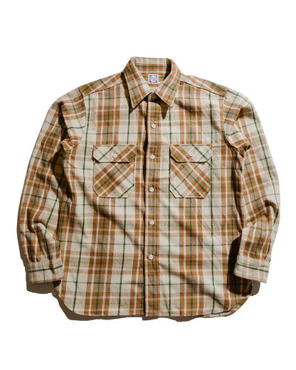 Warehouse Lot. JG-06-2 The Modern Flannel (The Notched Pockets) A Beige