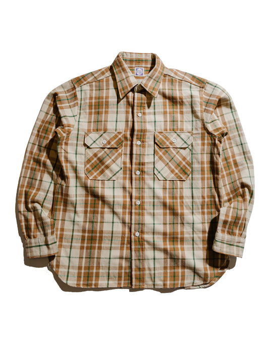 Warehouse Lot. JG-06-2 The Modern Flannel (The Notched Pockets) A Beige