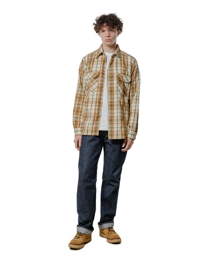 Warehouse Lot. JG-06-2 The Modern Flannel (The Notched Pockets) A Beige