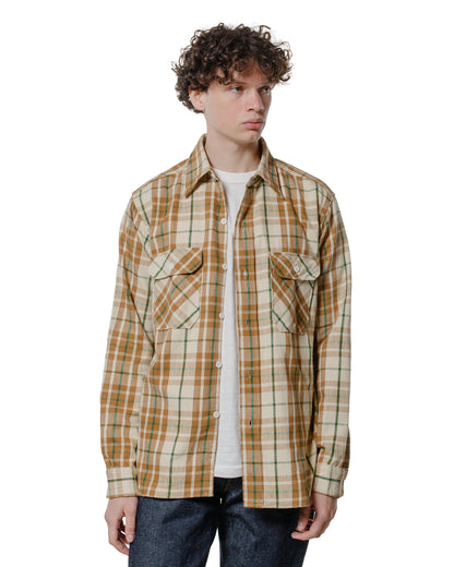 Warehouse Lot. JG-06-2 The Modern Flannel (The Notched Pockets) A Beige