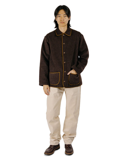 Warehouse Lot. JG-46 Fleece Beach Jacket Dark Brown
