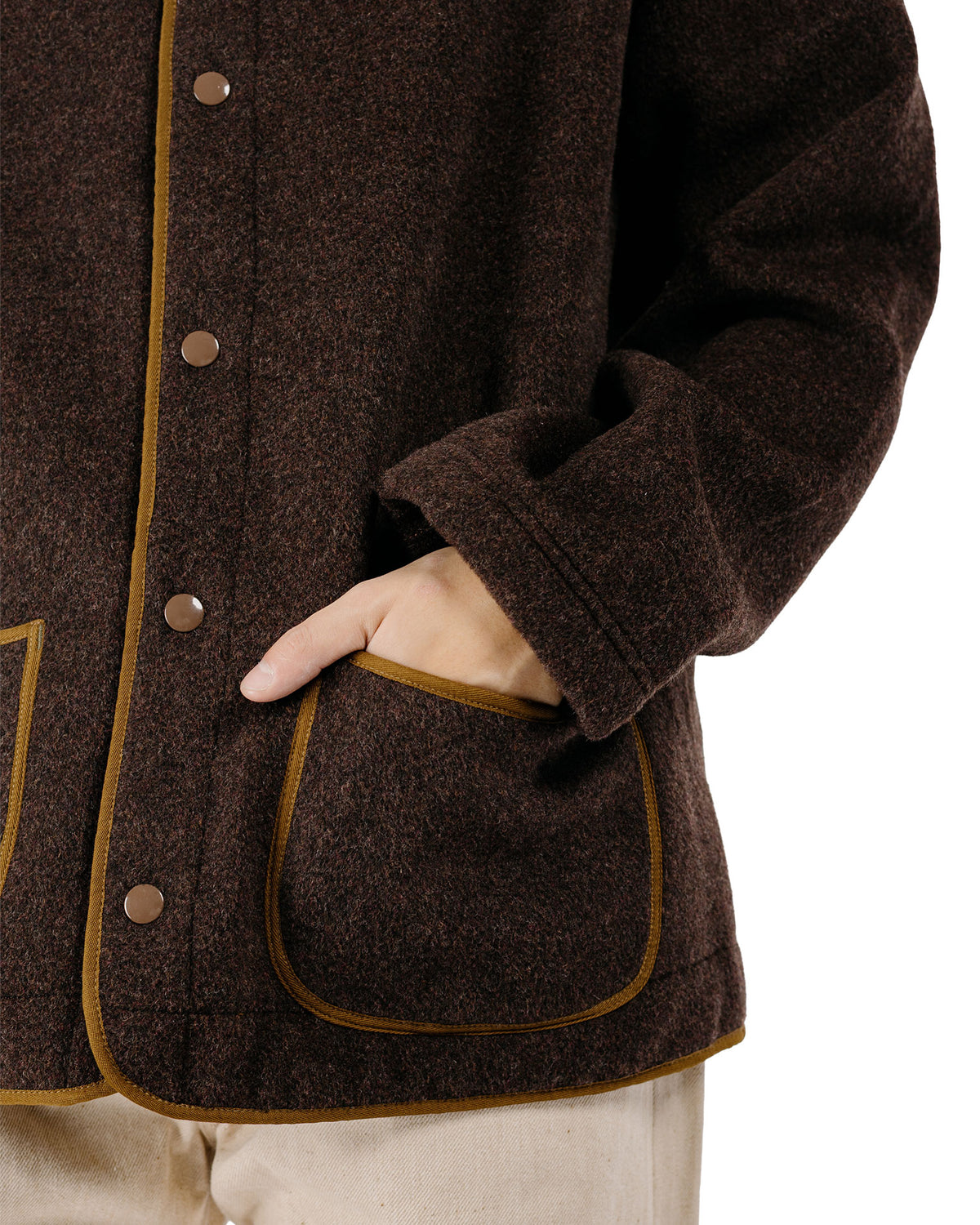 Warehouse Lot. JG-46 Fleece Beach Jacket Dark Brown