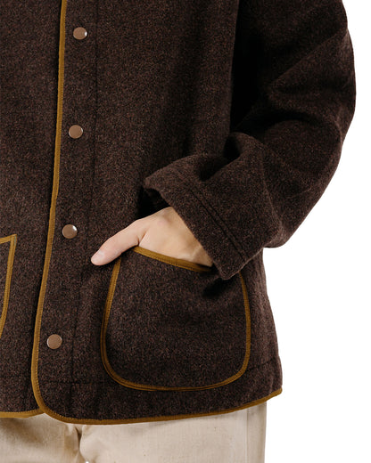 Warehouse Lot. JG-46 Fleece Beach Jacket Dark Brown