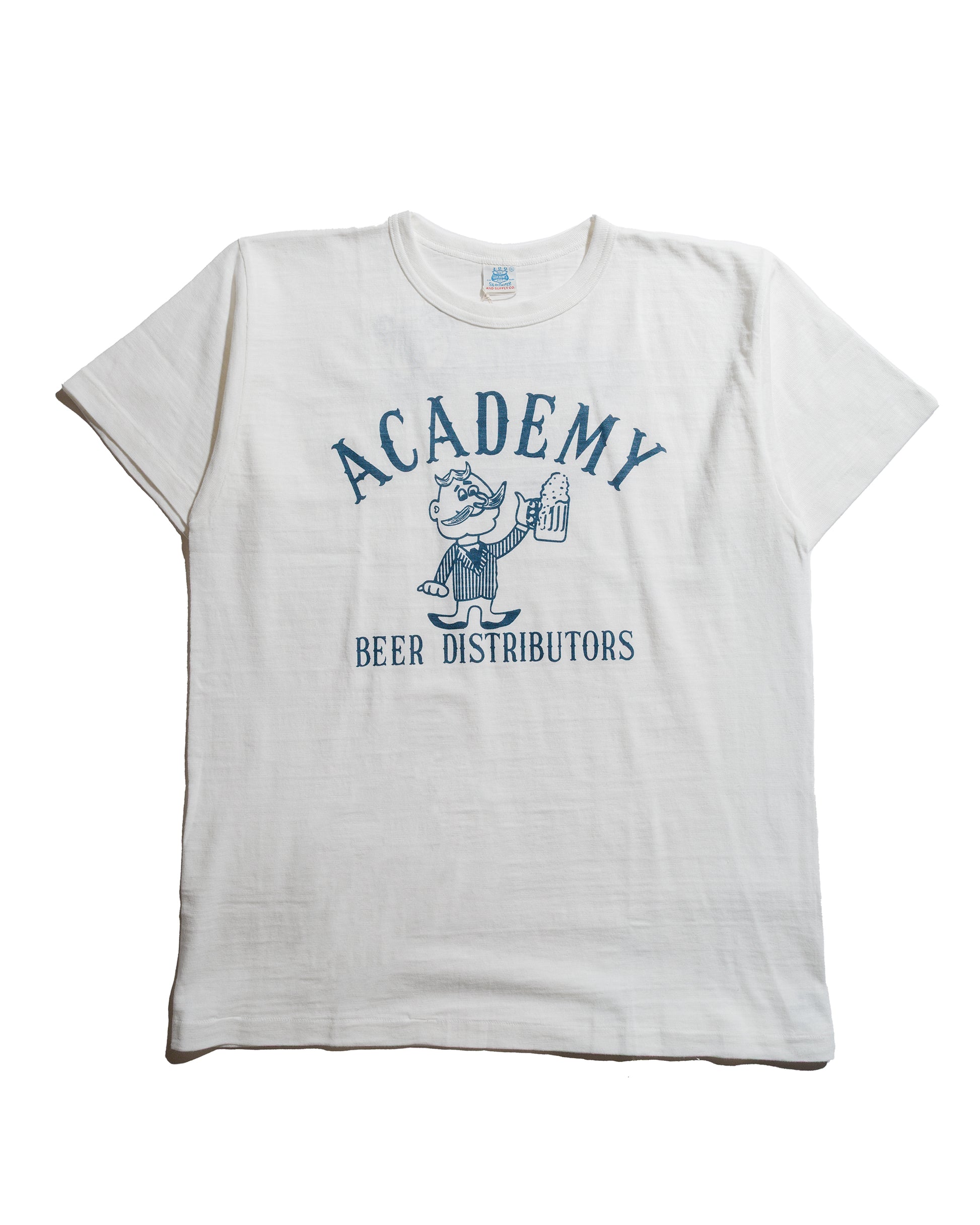 Warehouse Lot. JG-CS06 Academy Beer Distributors T Off White