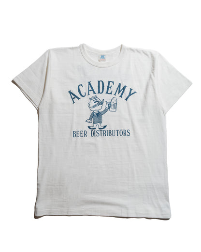 Warehouse Lot. JG-CS06 Academy Beer Distributors T Off White