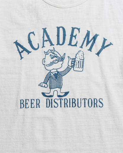 Warehouse Lot. JG-CS06 Academy Beer Distributors T Off White