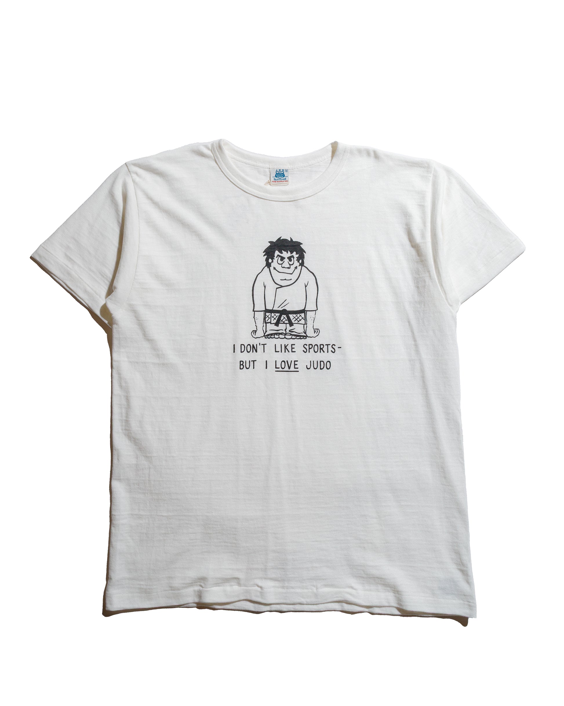 Warehouse Lot. JG-CS06 I Love Judo T Off White