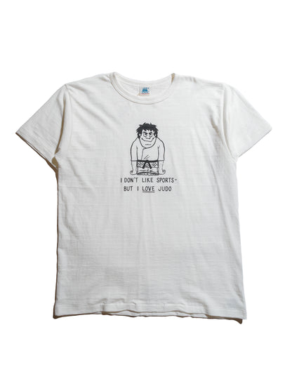 Warehouse Lot. JG-CS06 I Love Judo T Off White