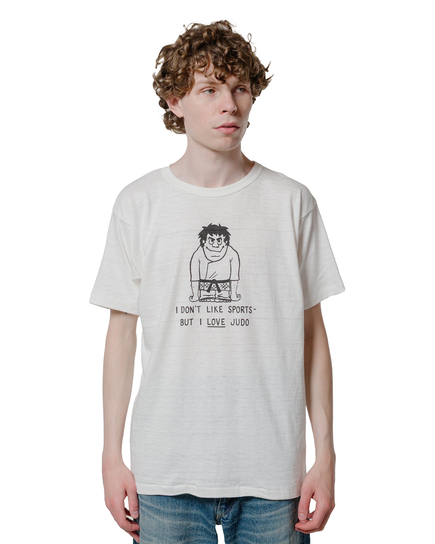 Warehouse Lot. JG-CS06 I Love Judo T Off White