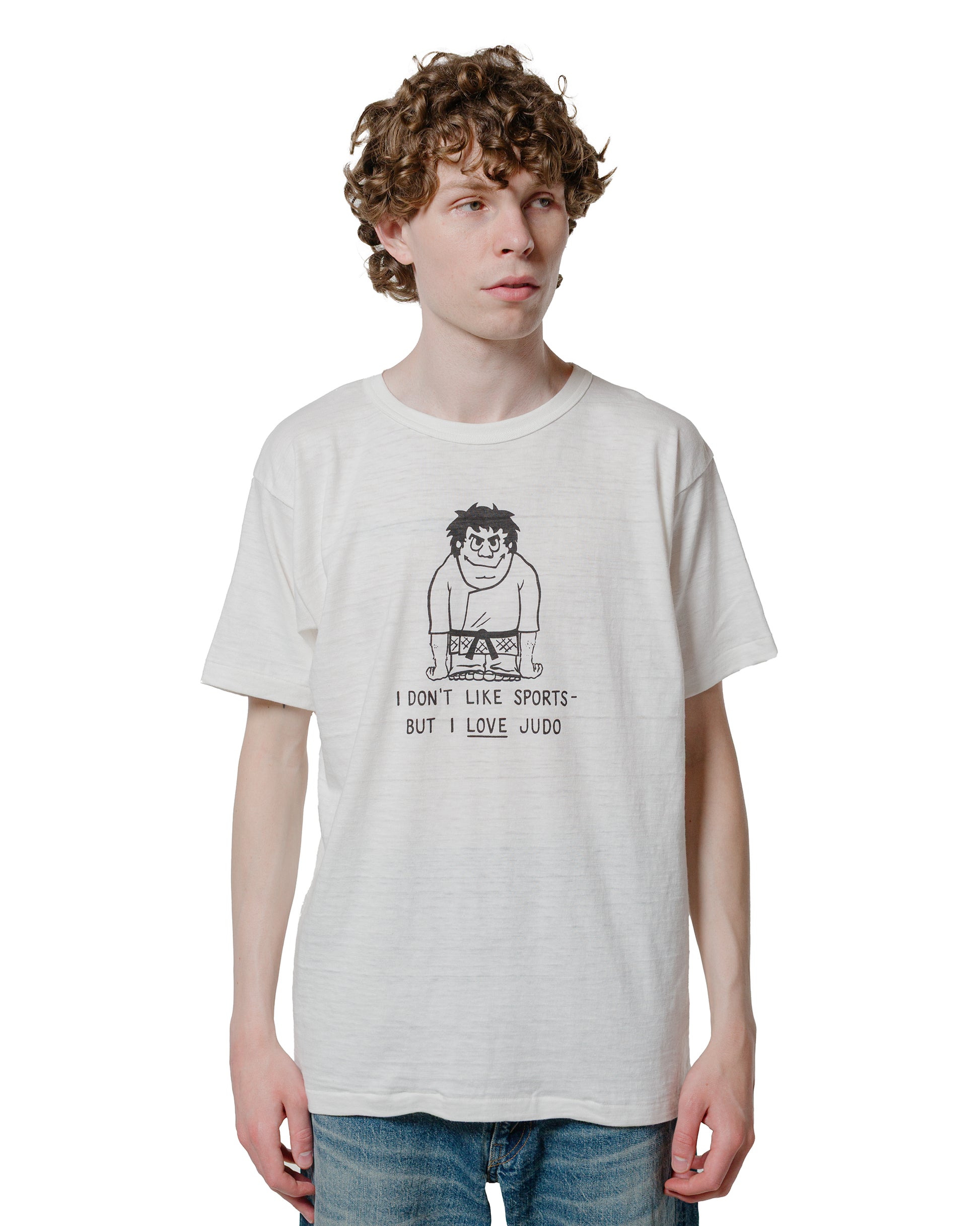 Warehouse Lot. JG-CS06 I Love Judo T Off White