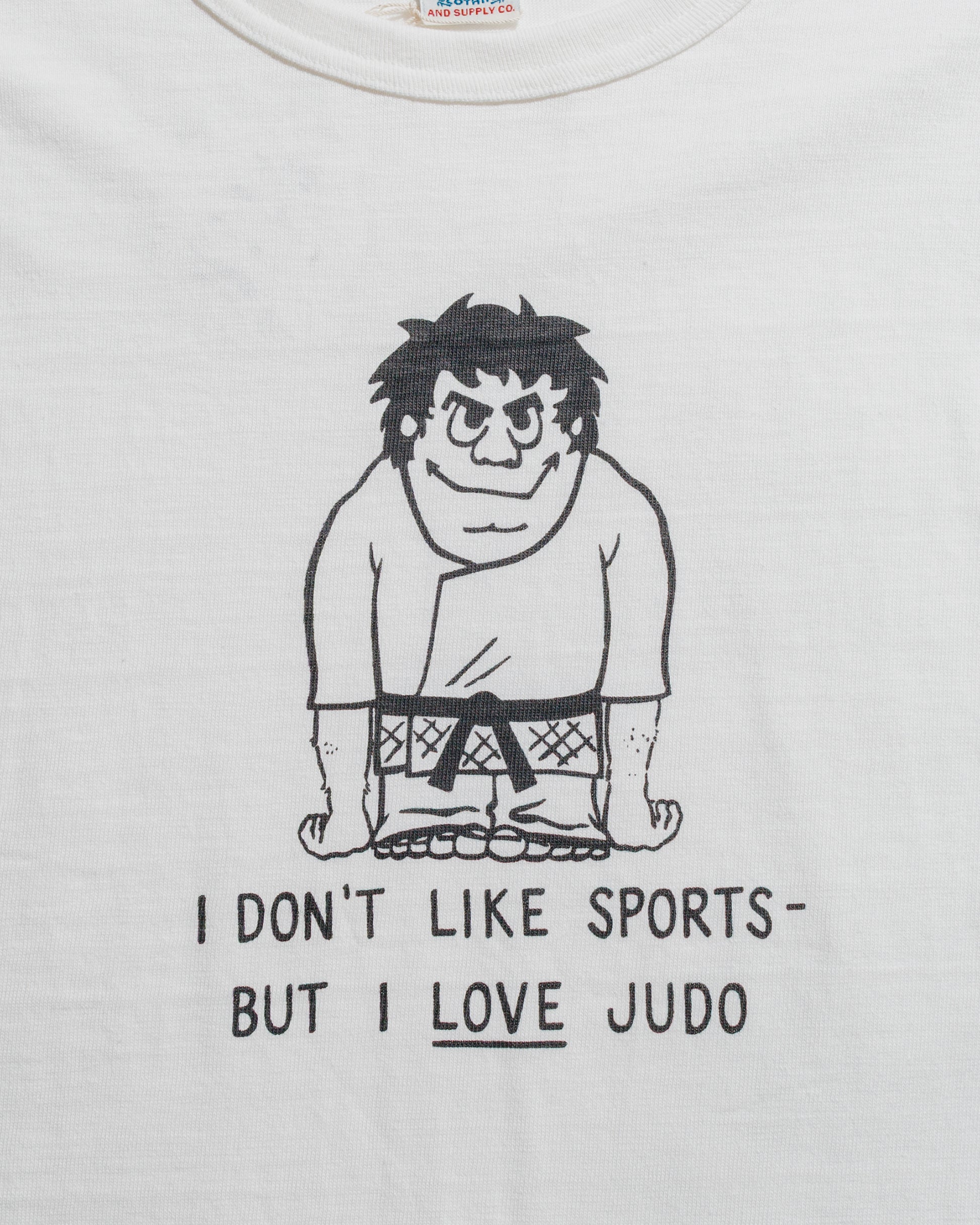 Warehouse Lot. JG-CS06 I Love Judo T Off White