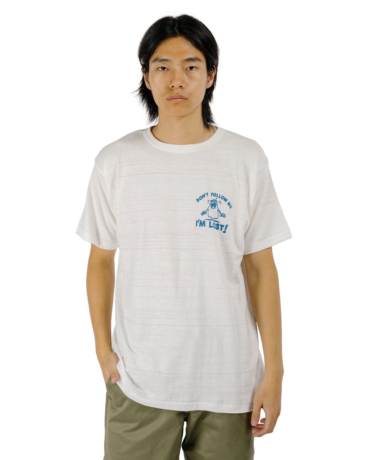 Warehouse Lot. JG-CS06 I'm Lost Off White
