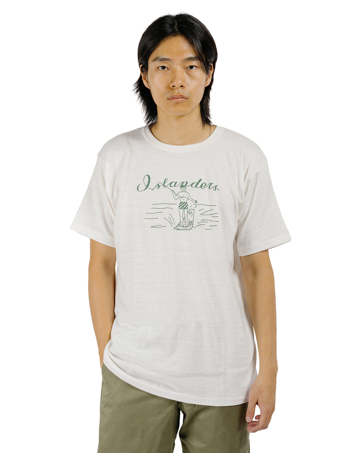 Warehouse Lot. JG-CS06 Islanders T Off White