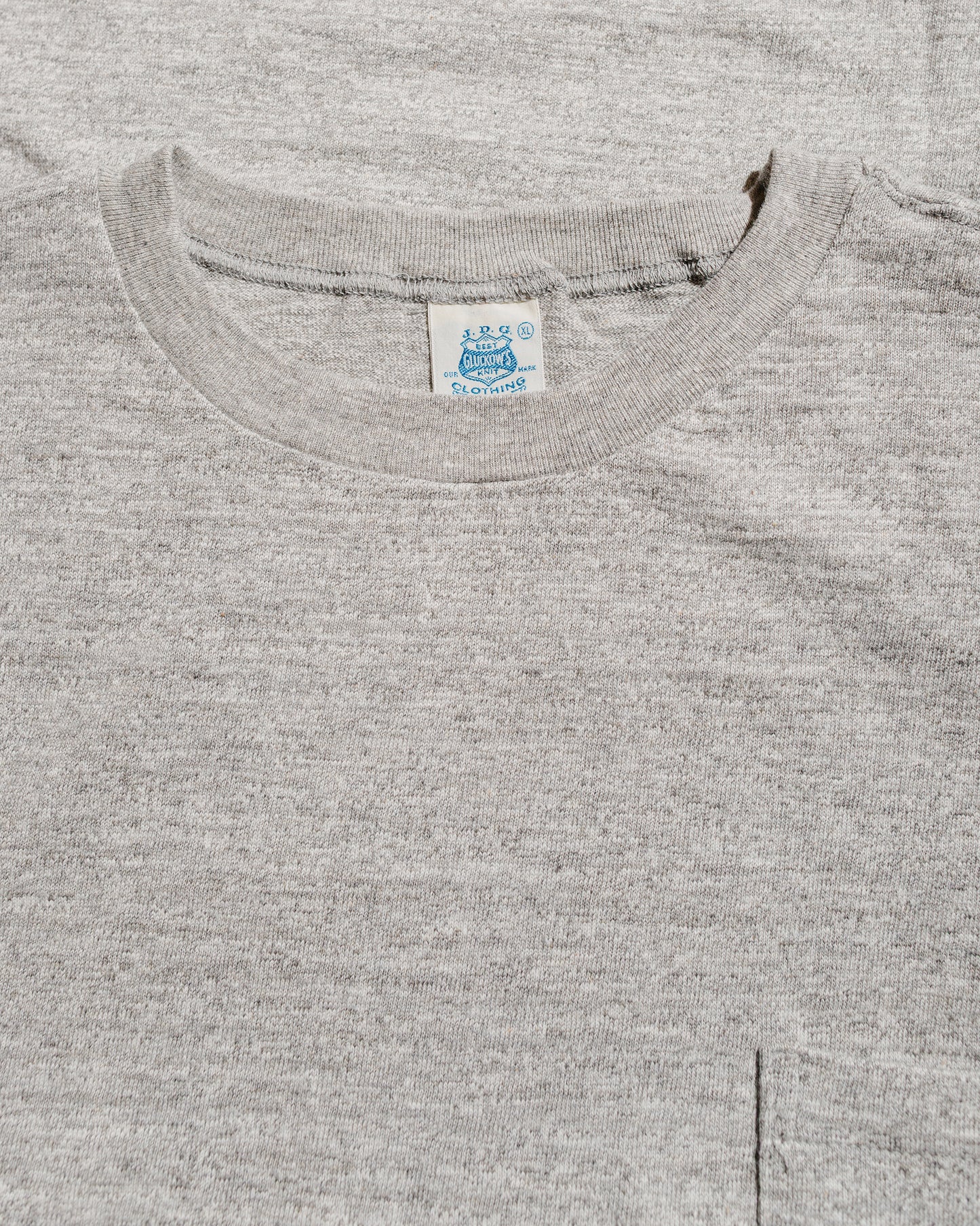 Warehouse Lot. JG-CS07 Standard Pocket T Heather Grey