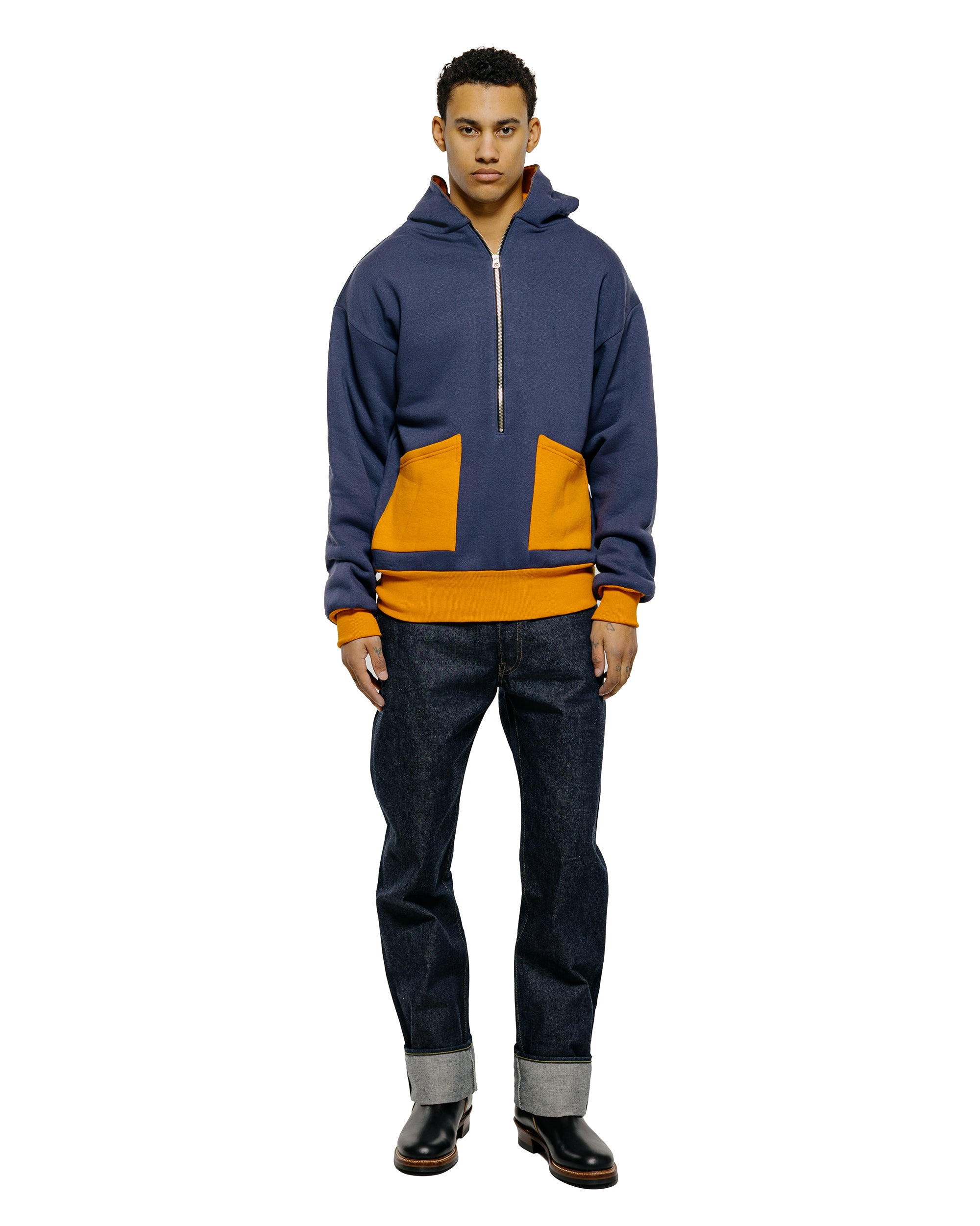 Warehouse Lot. JG-CS11 The Olympic Champion Sweat Parka Eggplant/Orang