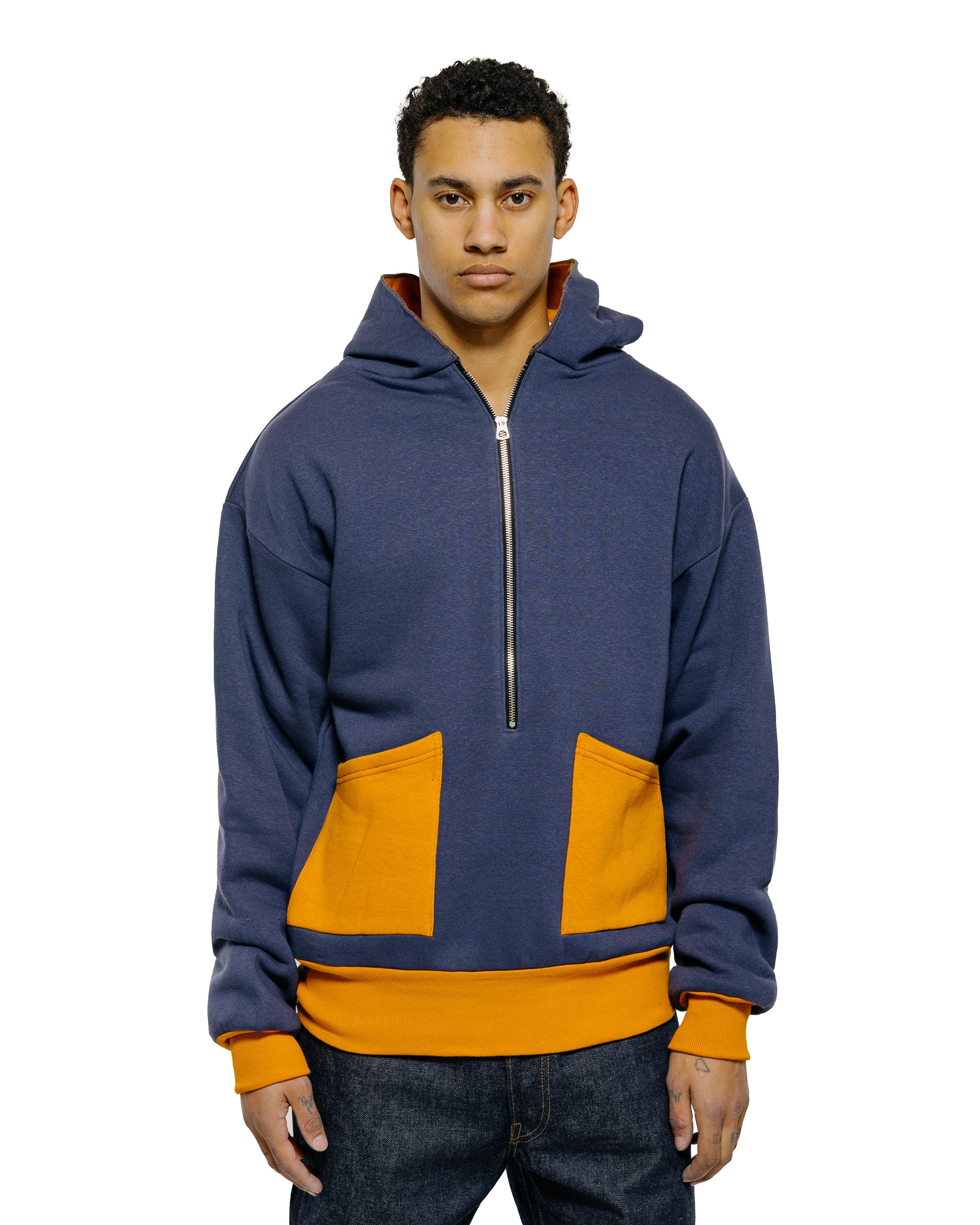 Warehouse Lot. JG-CS11 The Olympic Champion Sweat Parka Eggplant/Orang