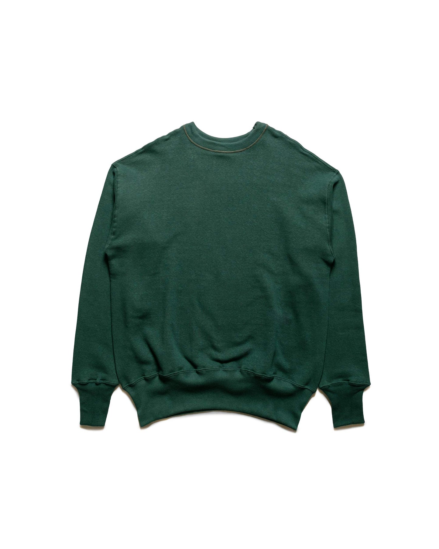 Warehouse Lot. JG-CS14 Classic Crew Sweat Dark Green No Print