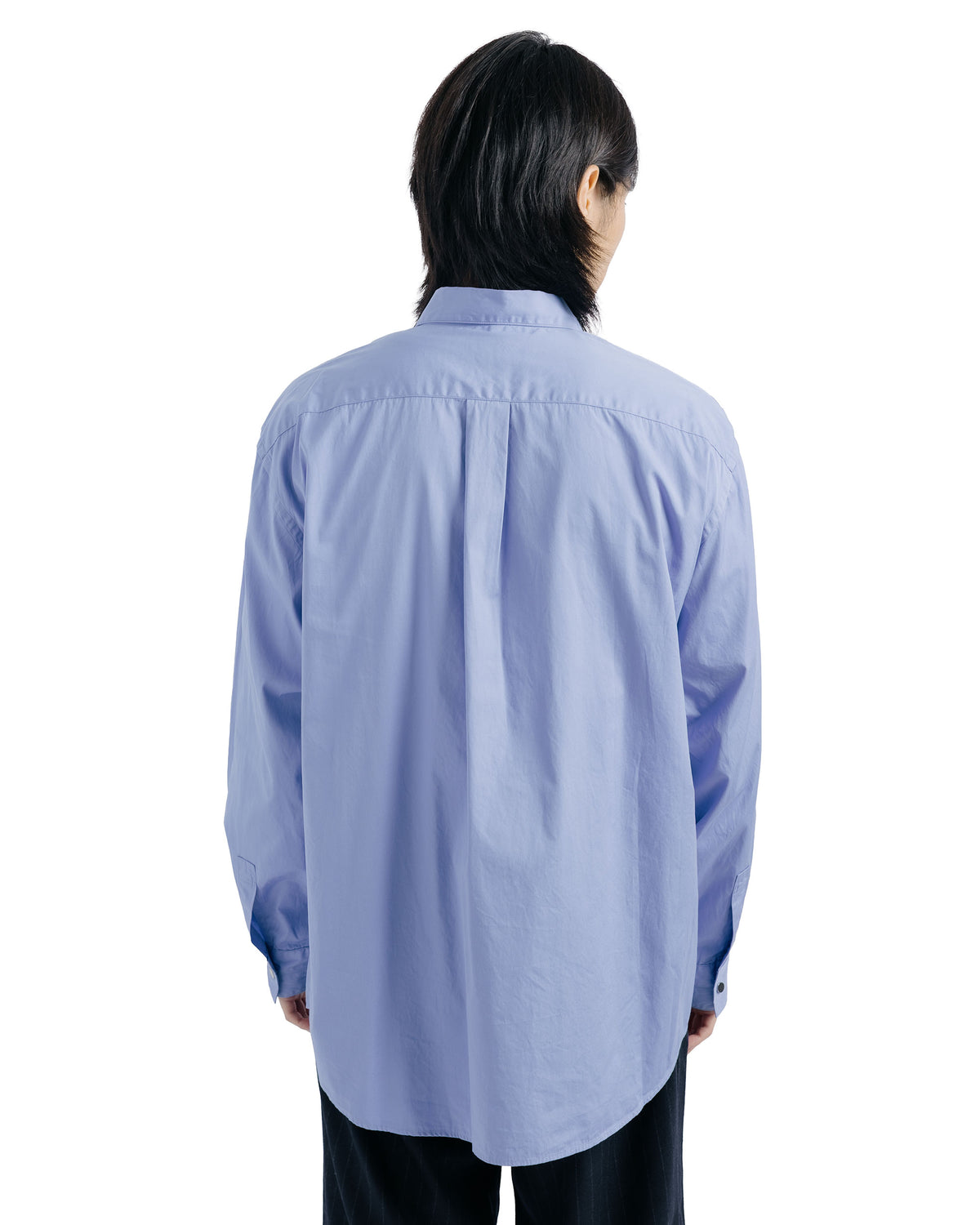 awasa Regular Collar Shirt Blue