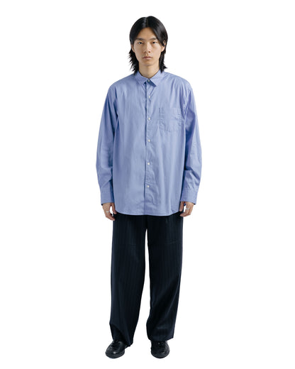 awasa Regular Collar Shirt Blue