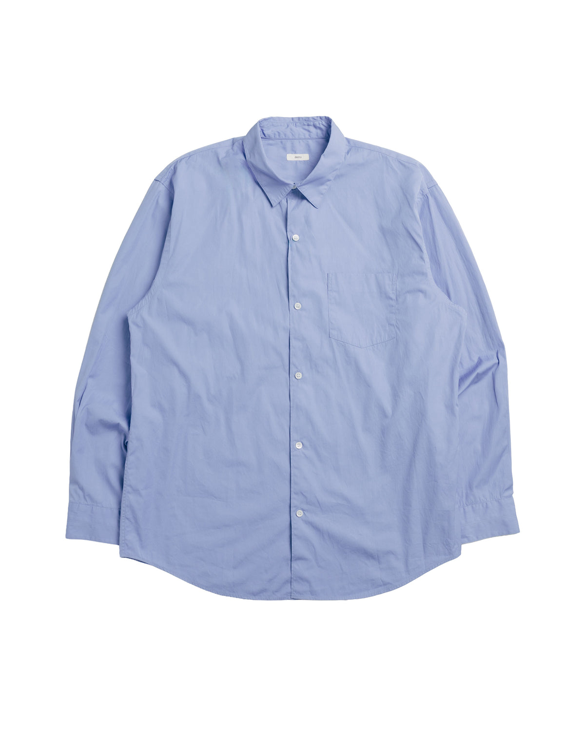 awasa Regular Collar Shirt Blue