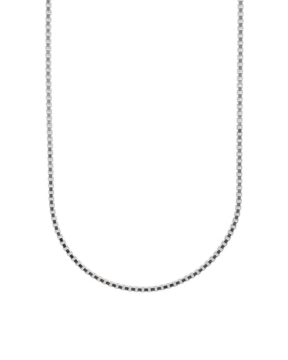 Lost & Found Box Link Necklace 22"
