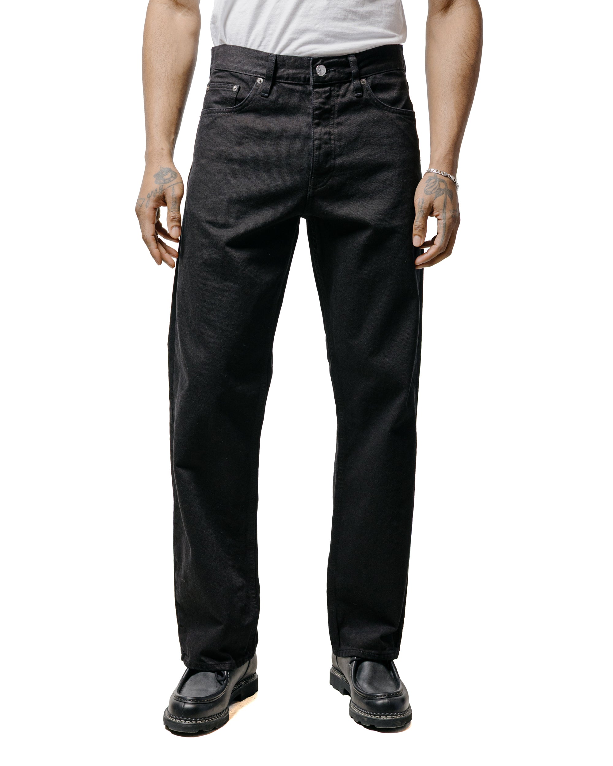 SUNFLOWERサンフラワー 5094 708 LOOSE WASHED BLACK2 DENIMルーズブラックデニム【W33】【MDNA79546】 Sunflower Loose Black Rinse