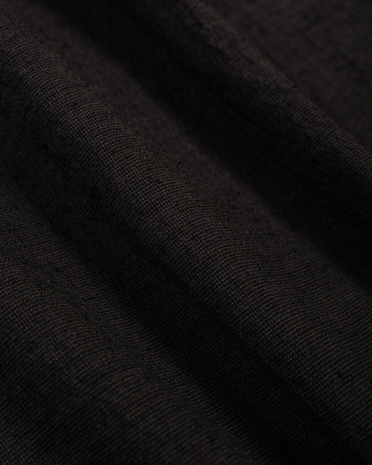 lost & found evan kinori evan kinori Flat Hem Shirt Linen/Cotton Summercloth Brown/Navy