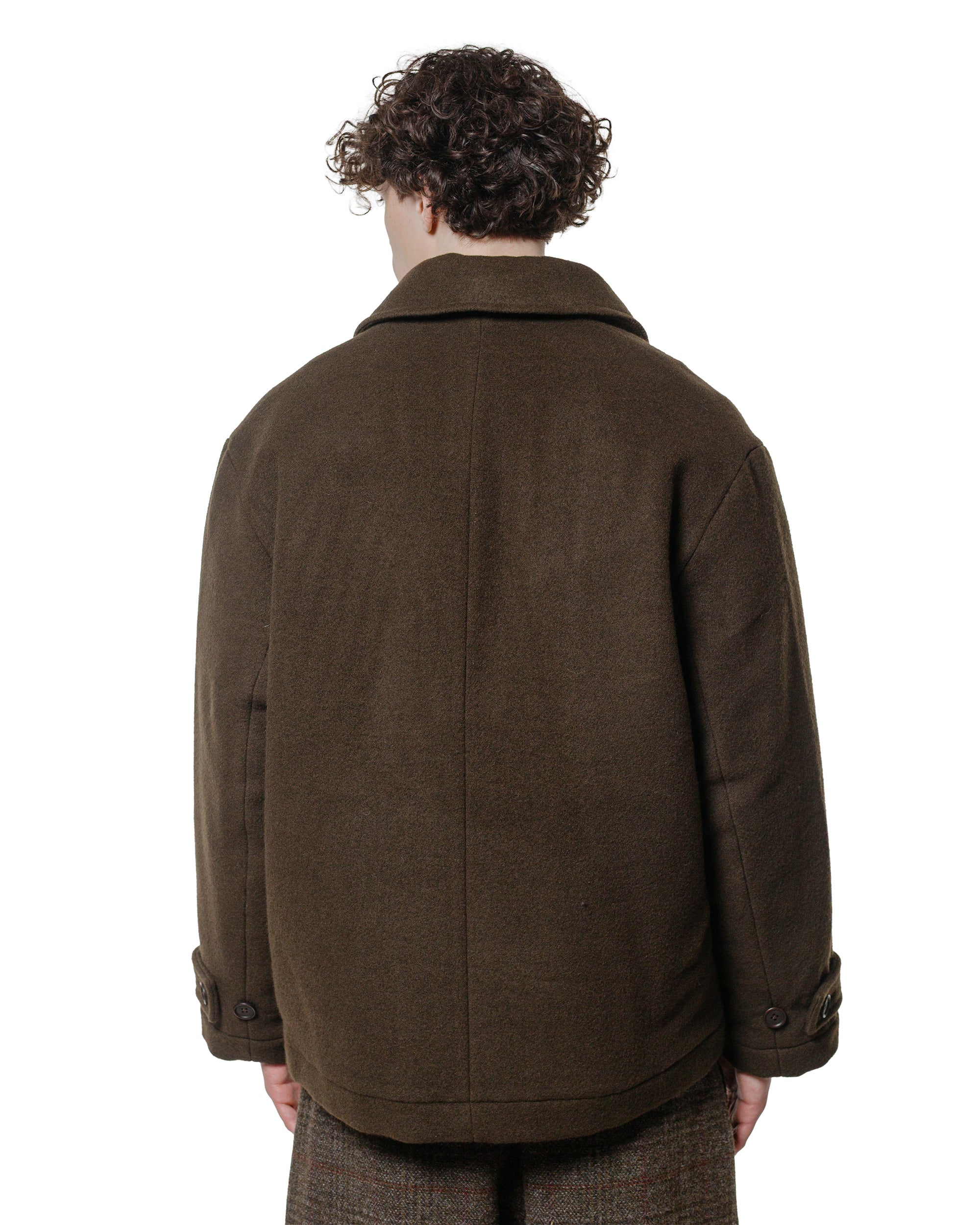 evan kinori Peacoat Blanket Cloth Dark Olive