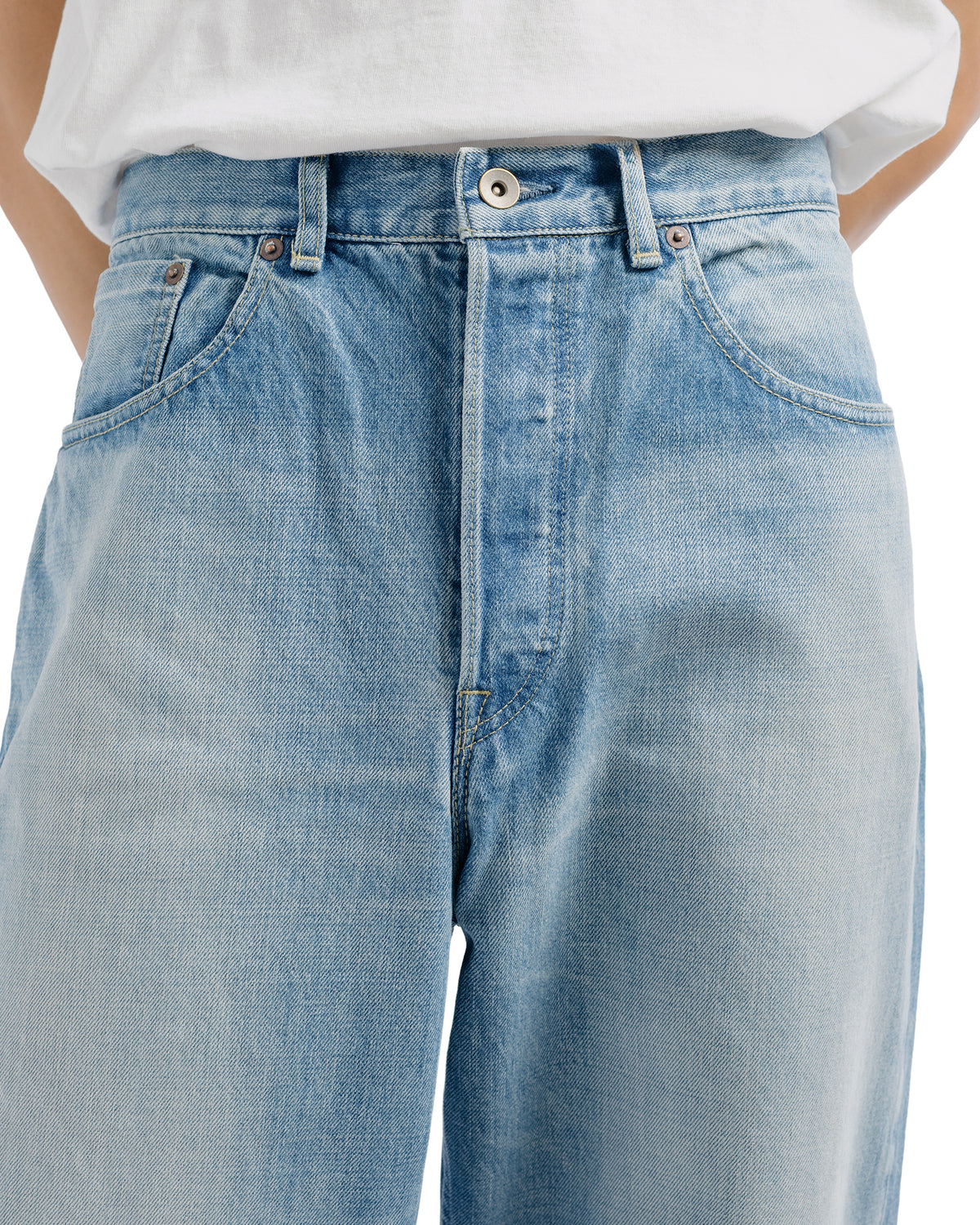 marka Cylinder Fit Jeans Organic Cotton 13.5oz Selvedge Denim Indigo V.W