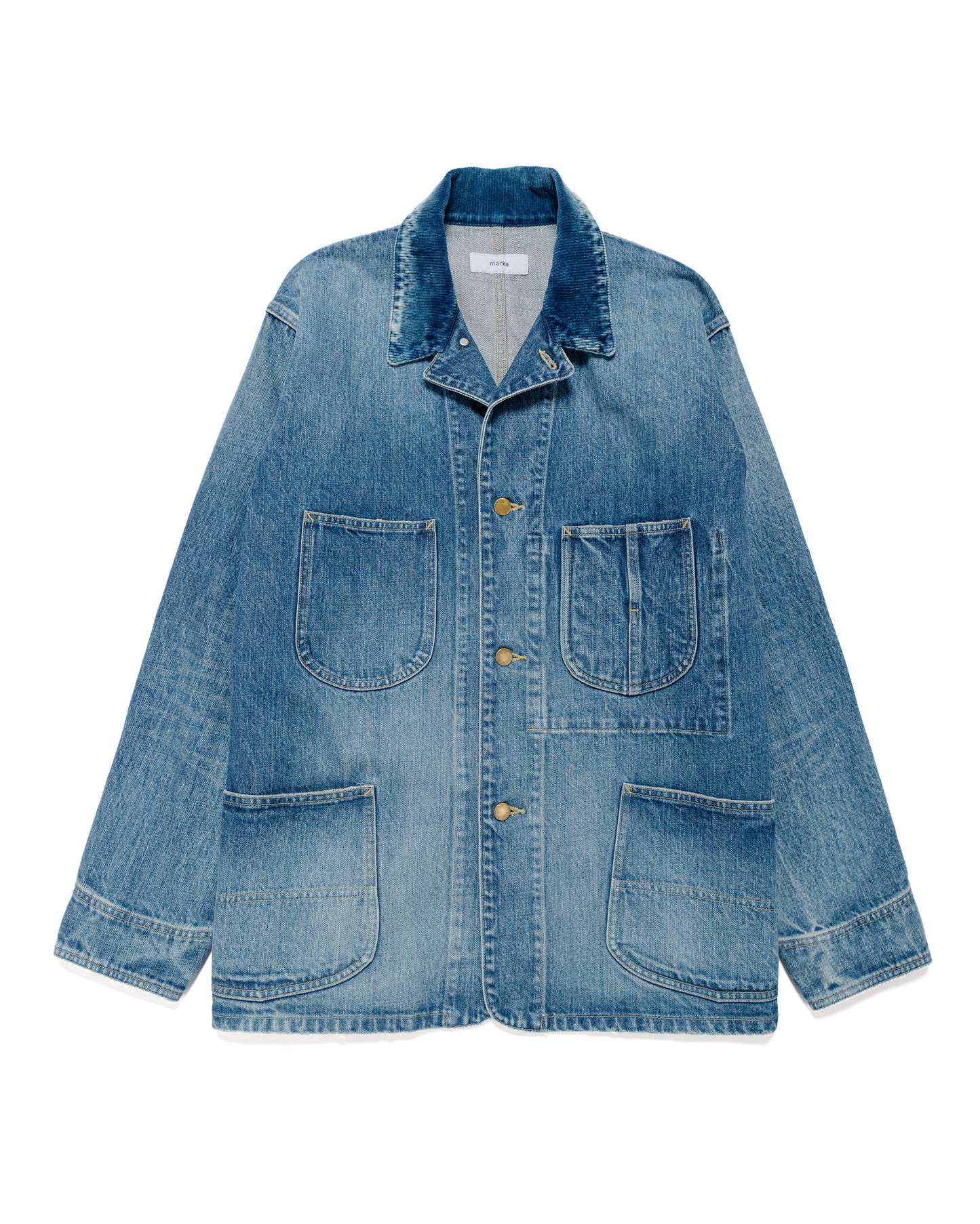 marka Denim Coverall Jacket 13.5oz Selvedge Denim Used Wash