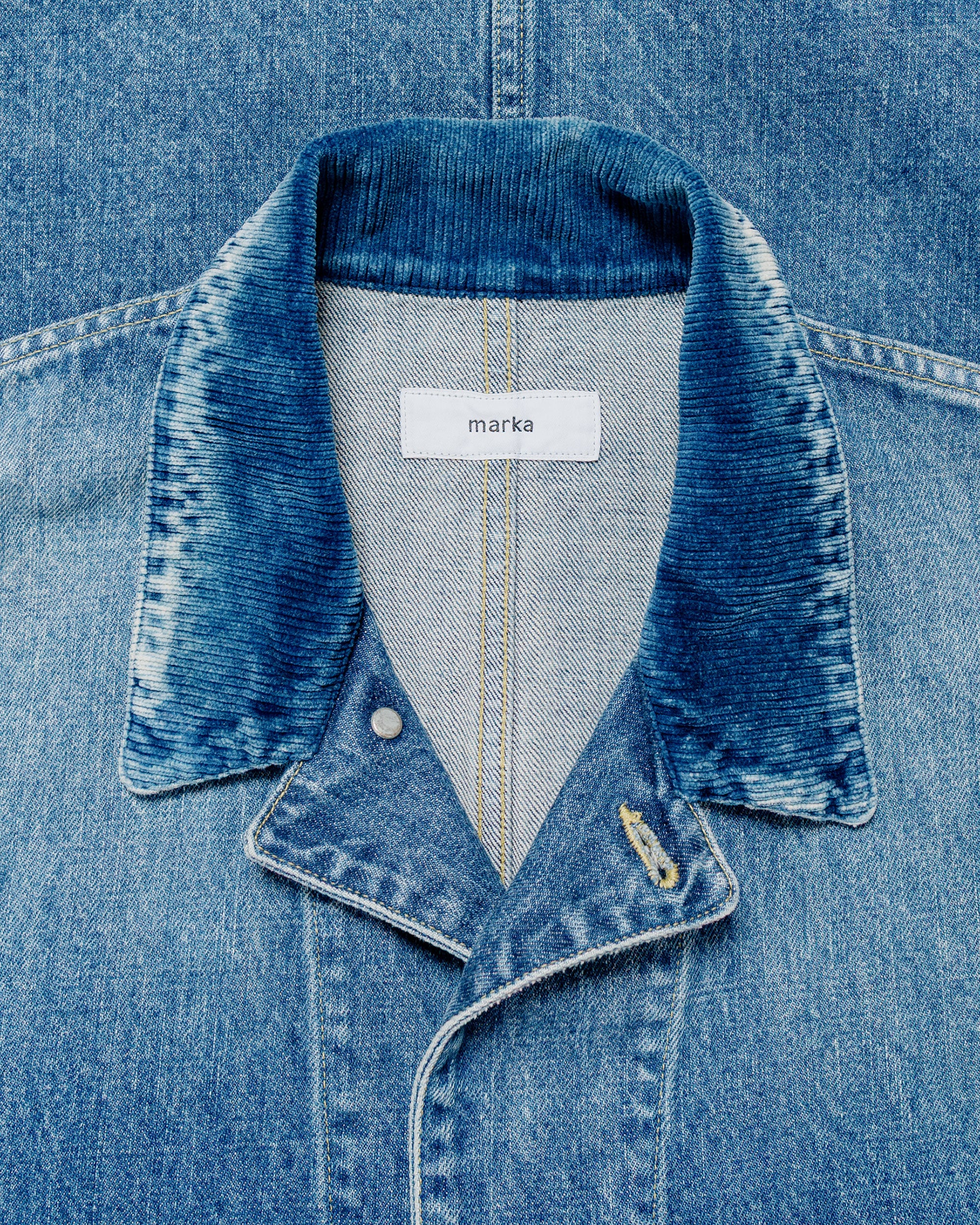 marka デニム カバーオールジャケット 13.5oz セルビッチデニム