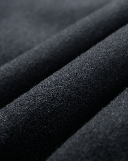 marka Half Zip Shirt Wool Silk Beaver Black