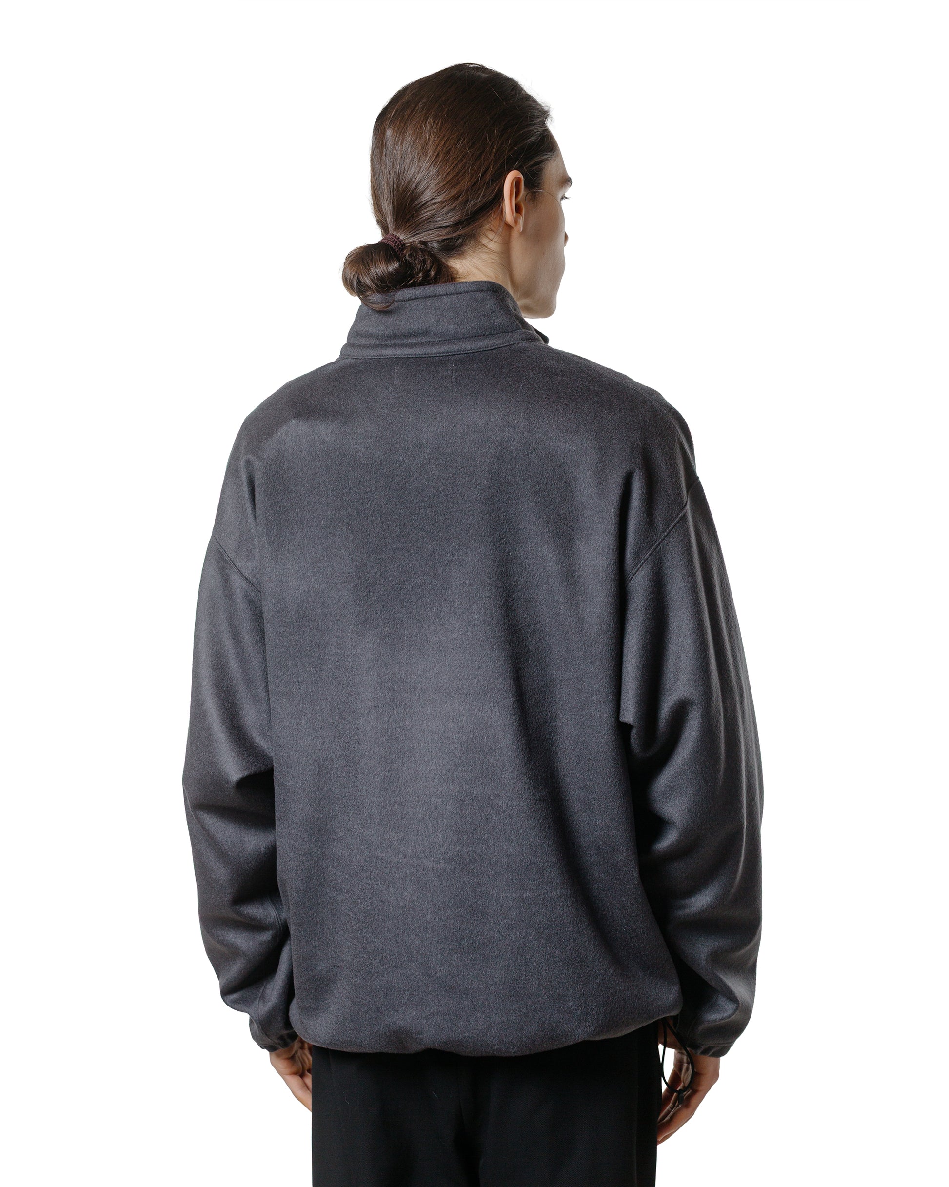 marka Half Zip Shirt Wool Silk Beaver M.Gray