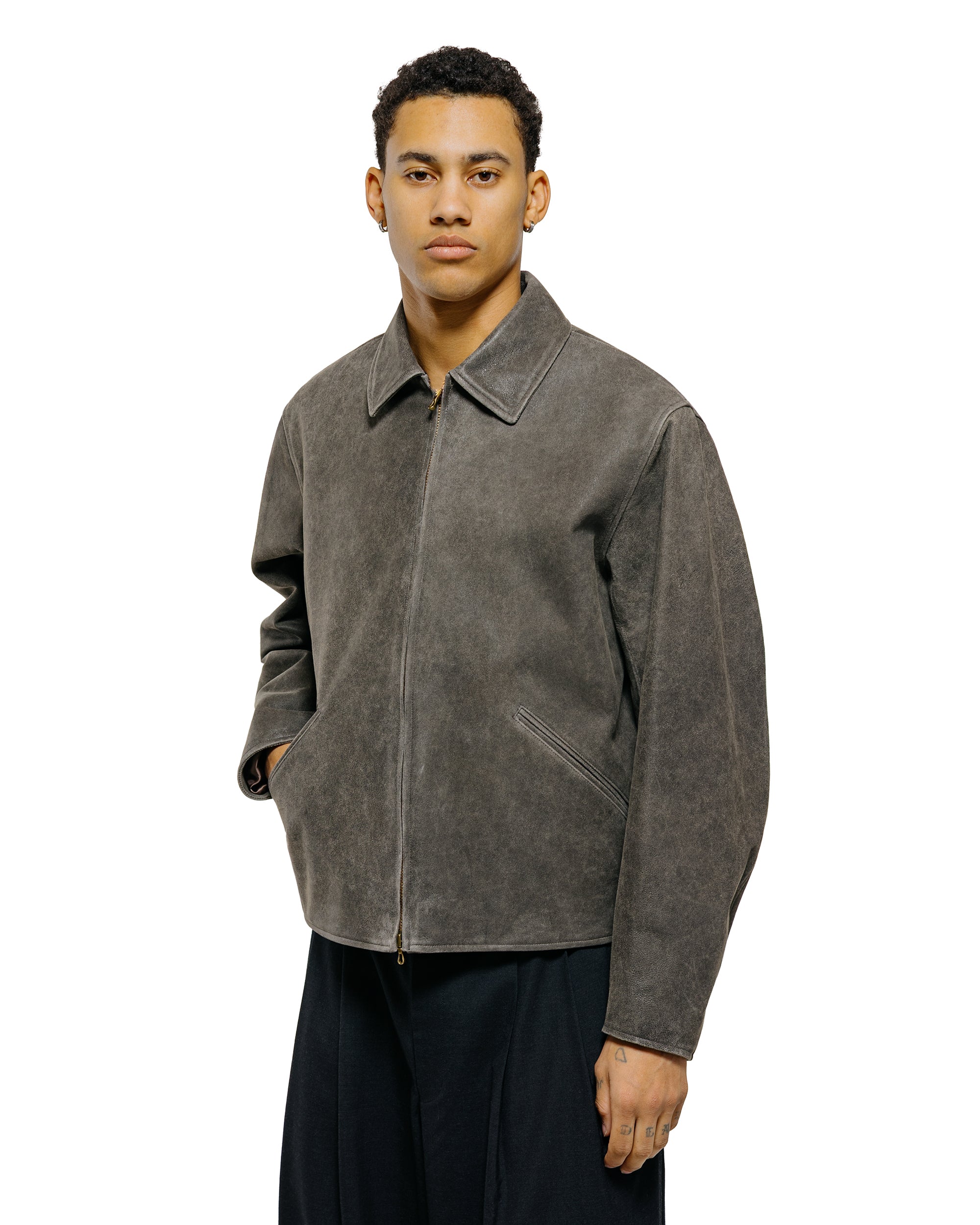 ジャケット・アウター marka LEATHER SPORTS JACKETCRACKED GOAT LEATHER SPORTS JACKET -CRACKED GOAT LEATHER- | marka(マーカ