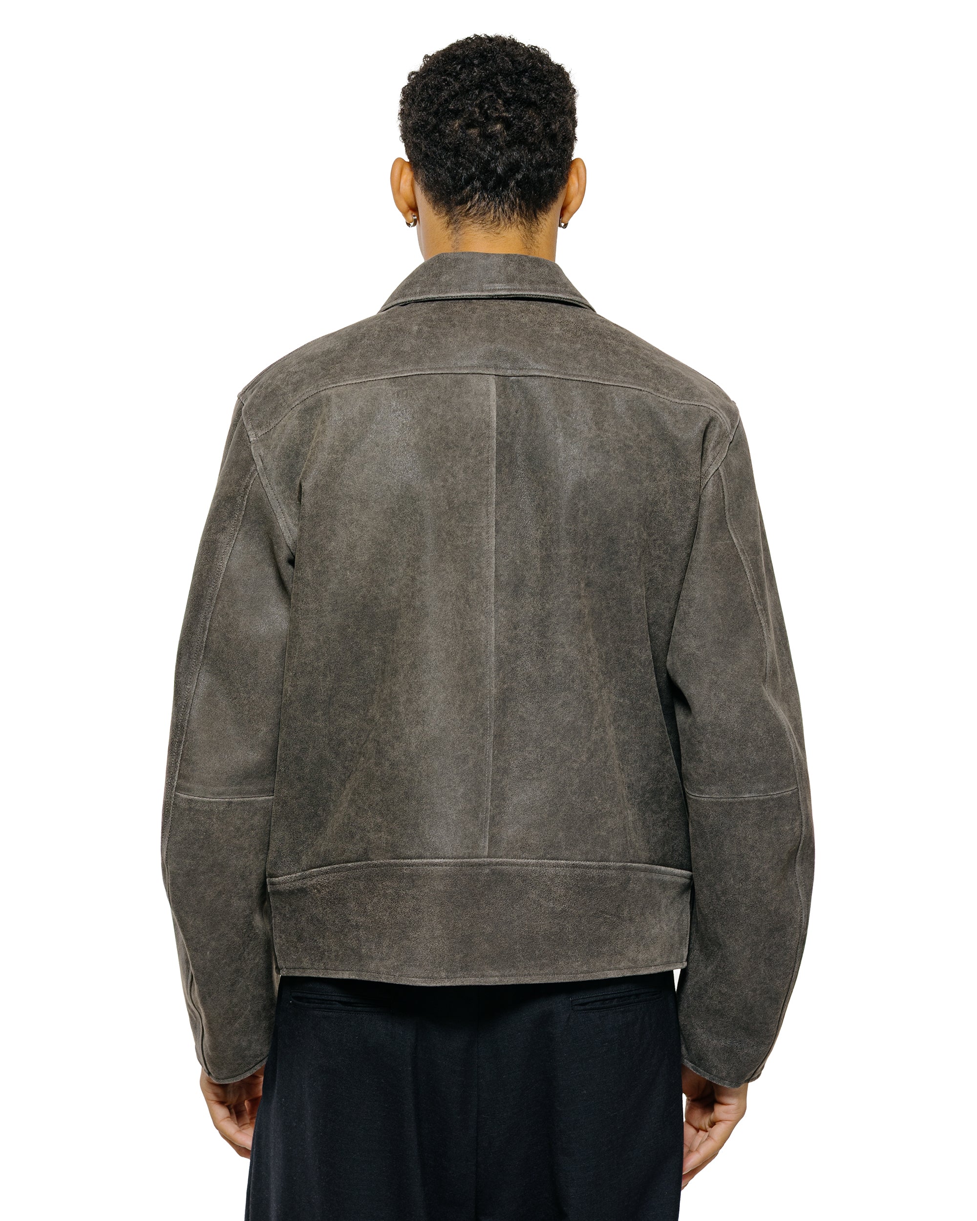 ジャケット・アウター marka LEATHER SPORTS JACKETCRACKED GOAT markaLeatherSportsJacketCracke