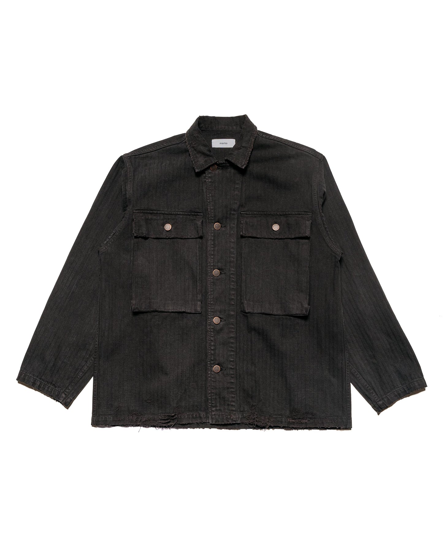 marka M-43 Jacket Cotton Herringbone Black